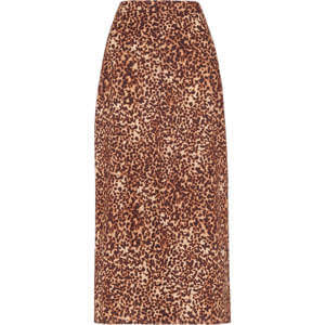 Whistles Marble Spot Front Split Skirt